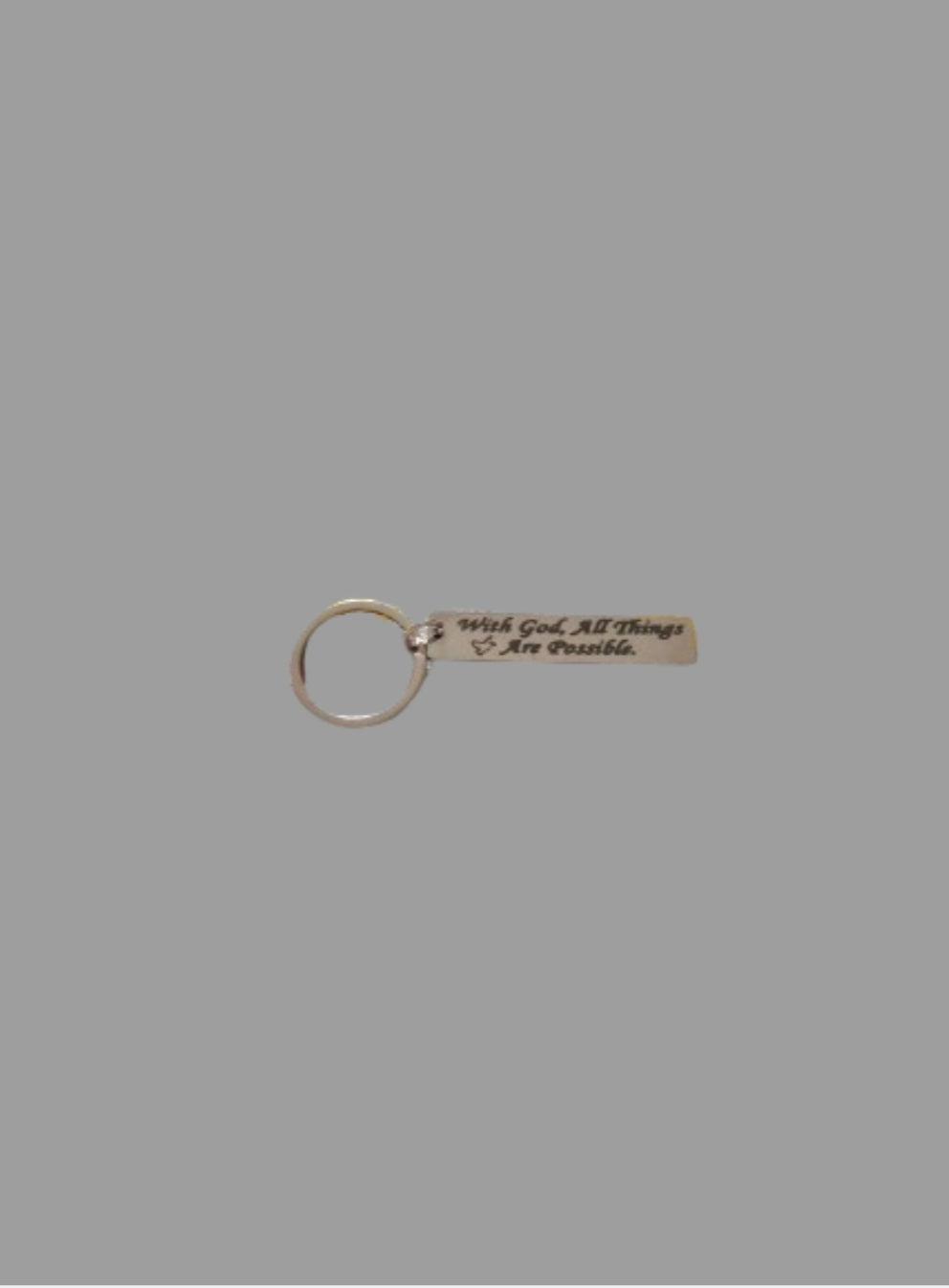 Scripture key chain