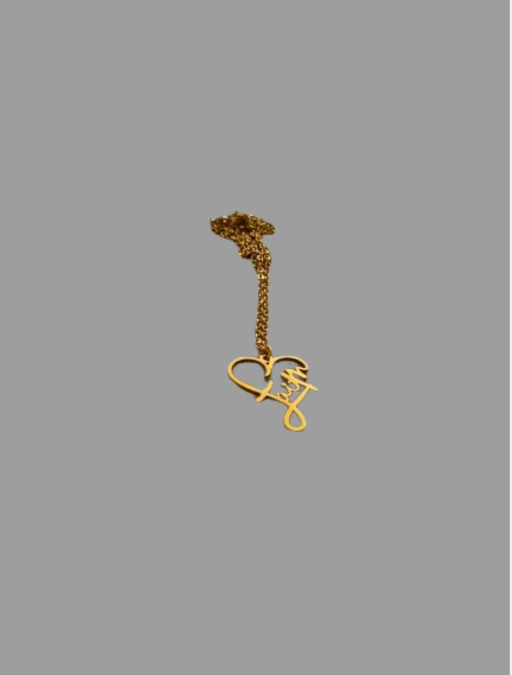 Faith heart  Necklace, striking and beautiful