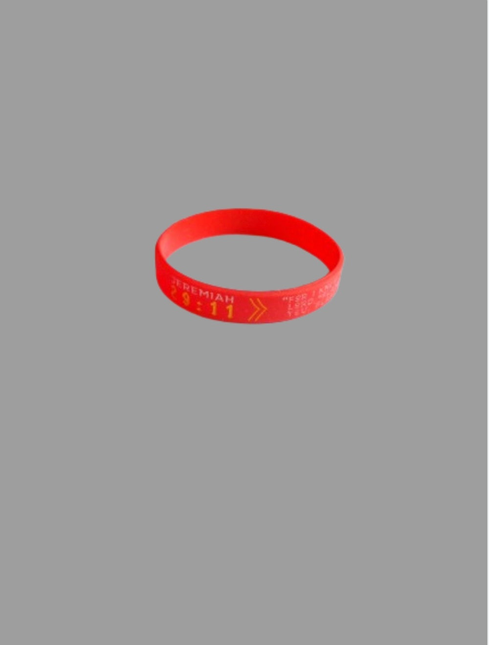 Bible Verse silicone bracelet